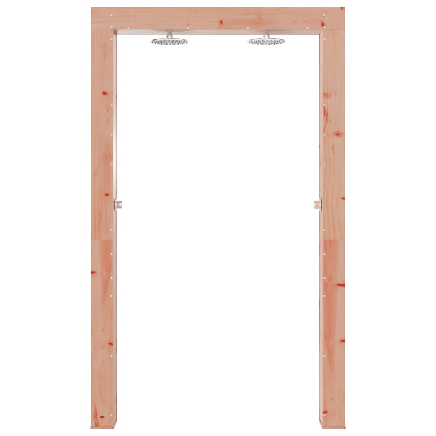 Kültéri zuhany 226 cm Tömör Douglas fenyő és rozsdamentes acél