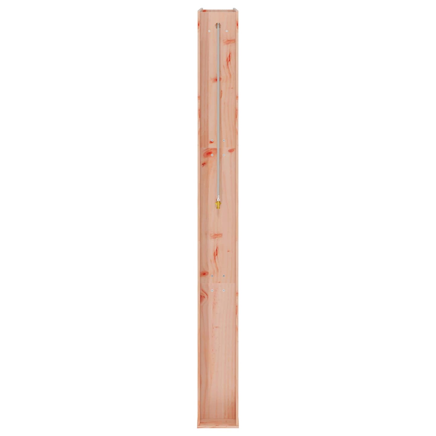 Kültéri zuhany 226 cm Tömör Douglas fenyő és rozsdamentes acél