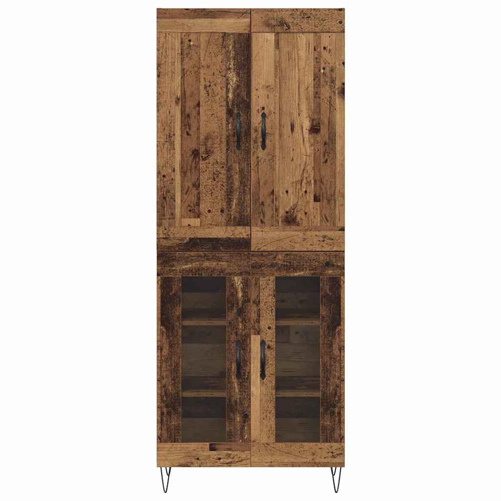 Magasfiú Öreg fa 69,5 x 34 x 180 cm Szerelt Fa