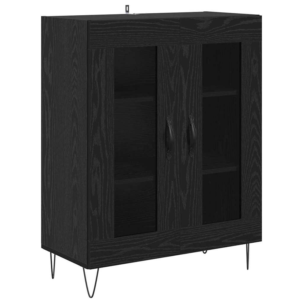 Magasfiú Fekete tölgy 69,5 x 34 x 90 cm Szerelt Fa