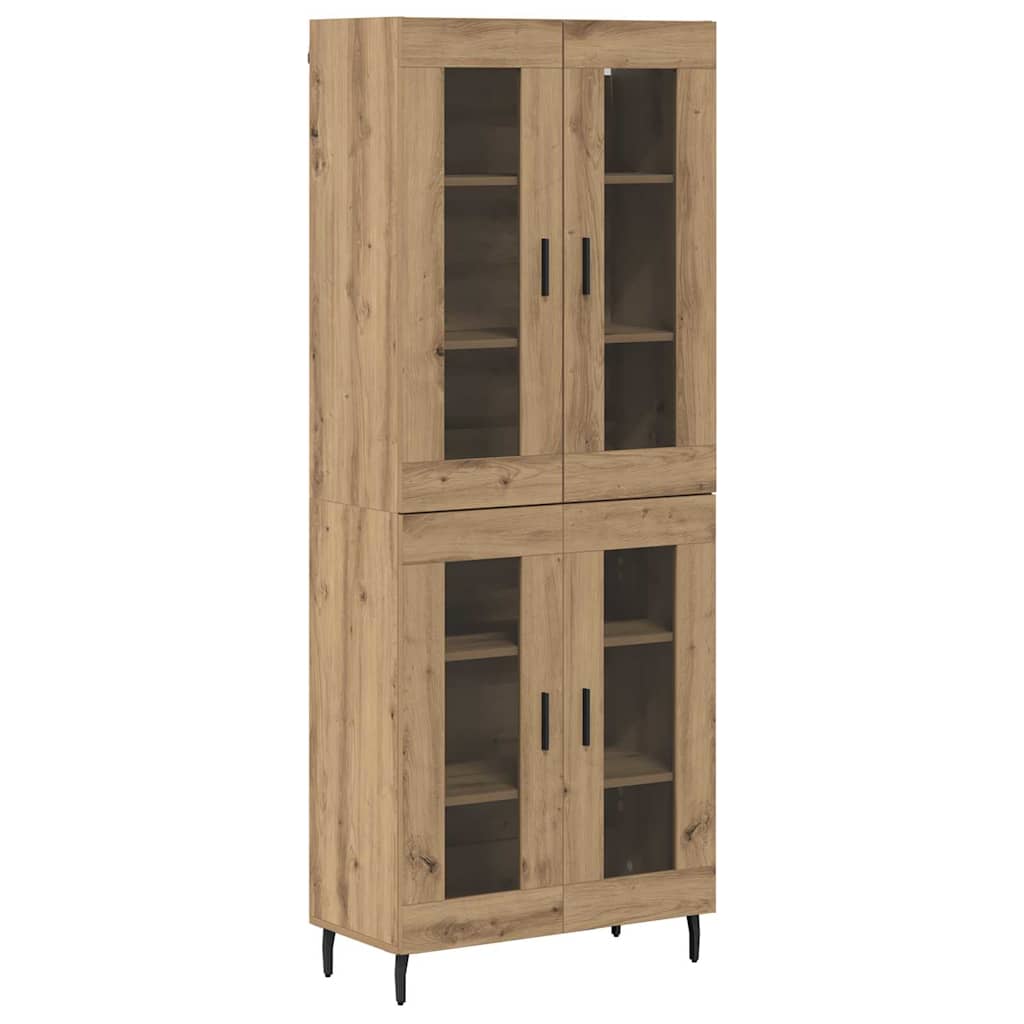 Magasfiú 2 pcs Artisan tölgy 69,5 x 34 x 180 cm Faanyag