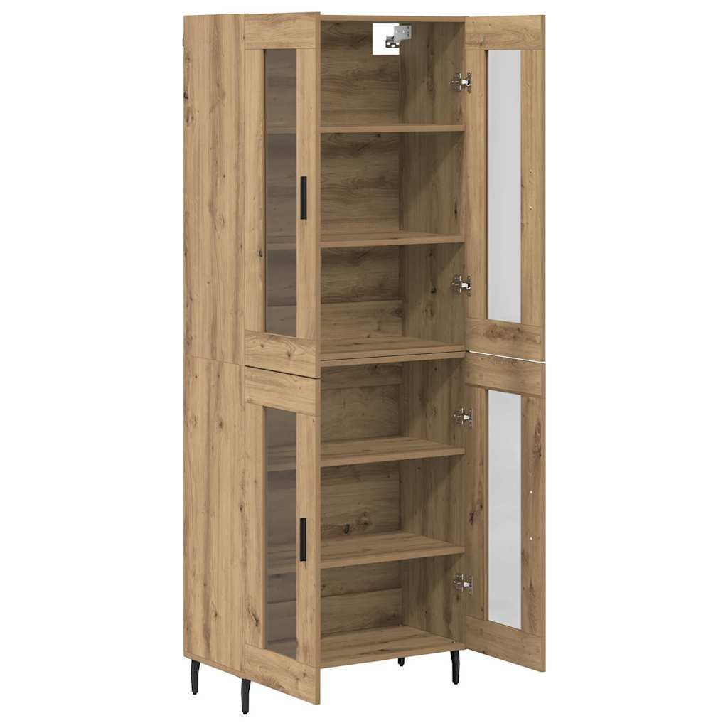 Magasfiú 2 pcs Artisan tölgy 69,5 x 34 x 180 cm Faanyag