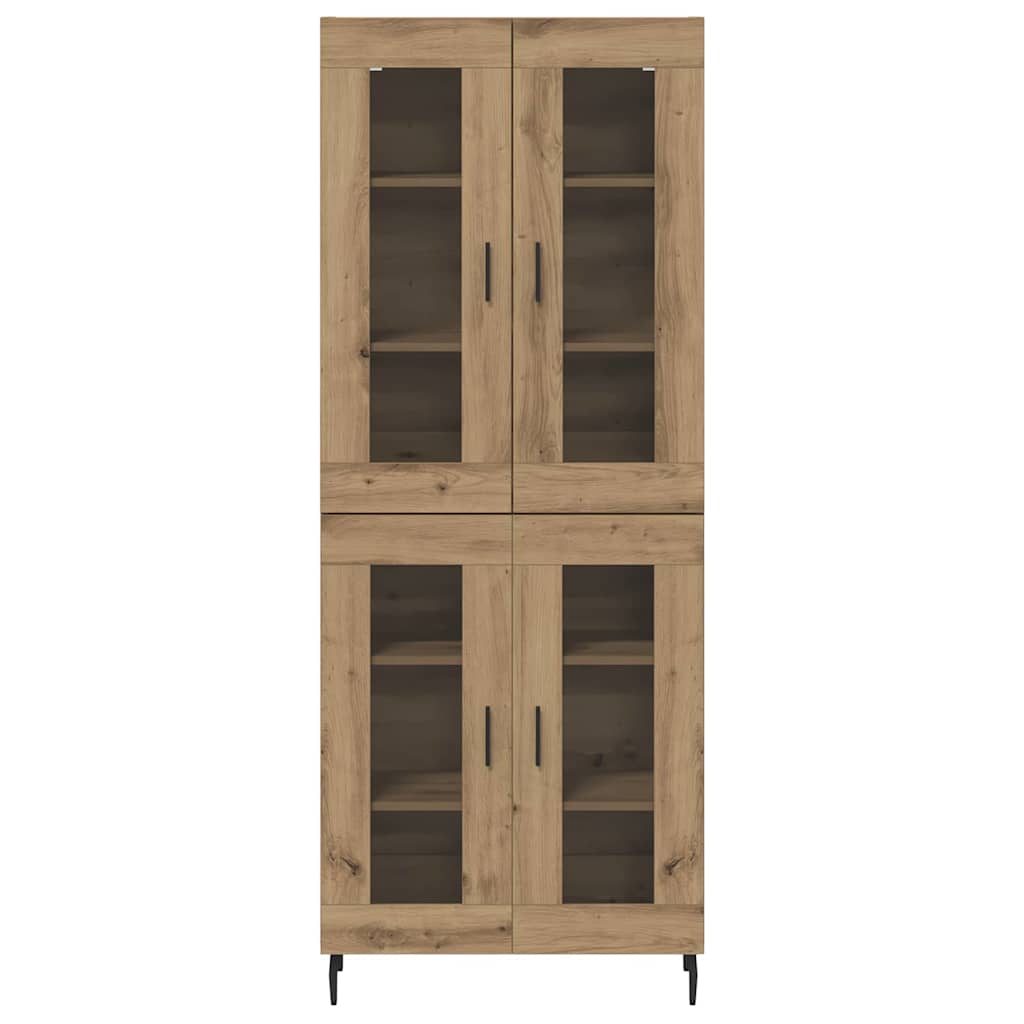 Magasfiú 2 pcs Artisan tölgy 69,5 x 34 x 180 cm Faanyag
