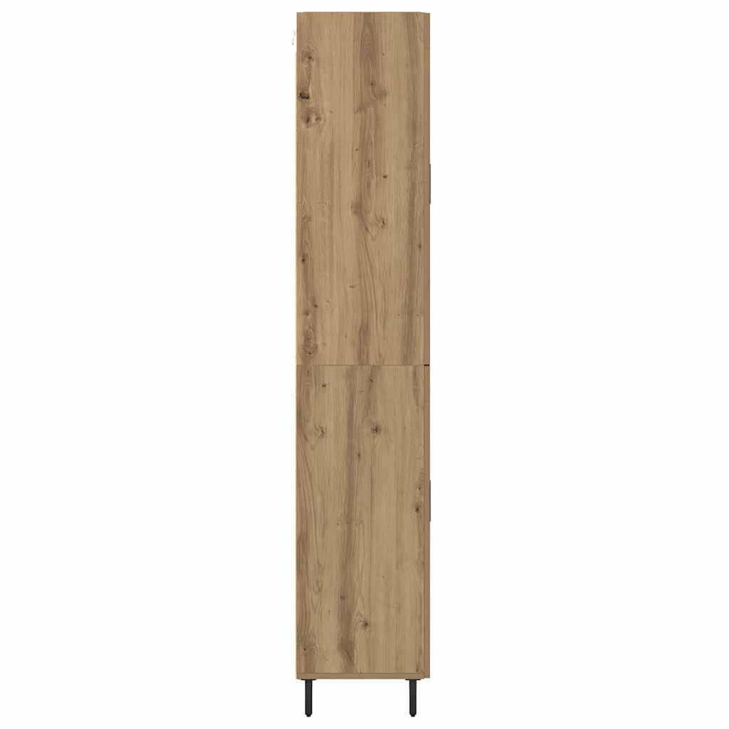 Magasfiú 2 pcs Artisan tölgy 69,5 x 34 x 180 cm Faanyag
