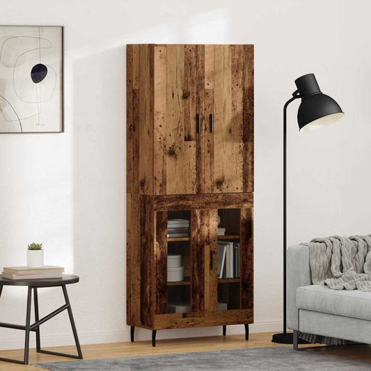 Magasfiú Falra szerelhető Régi fa 69,5 x 34 x 180 cm Faanyag