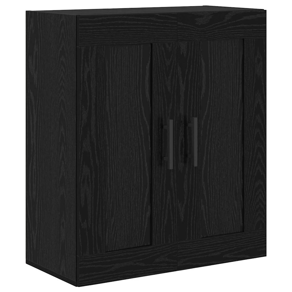 Magasfiú 2 pcs Fekete tölgy 69,5 x 34 x 180 cm