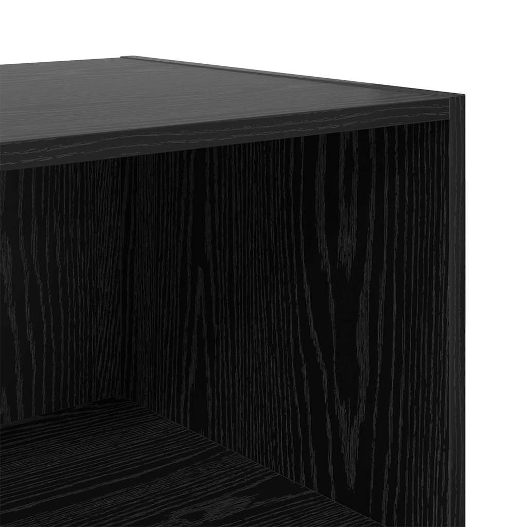 Cabinet Fekete tölgy 50 x 41 x 185 cm Szerelt Fa