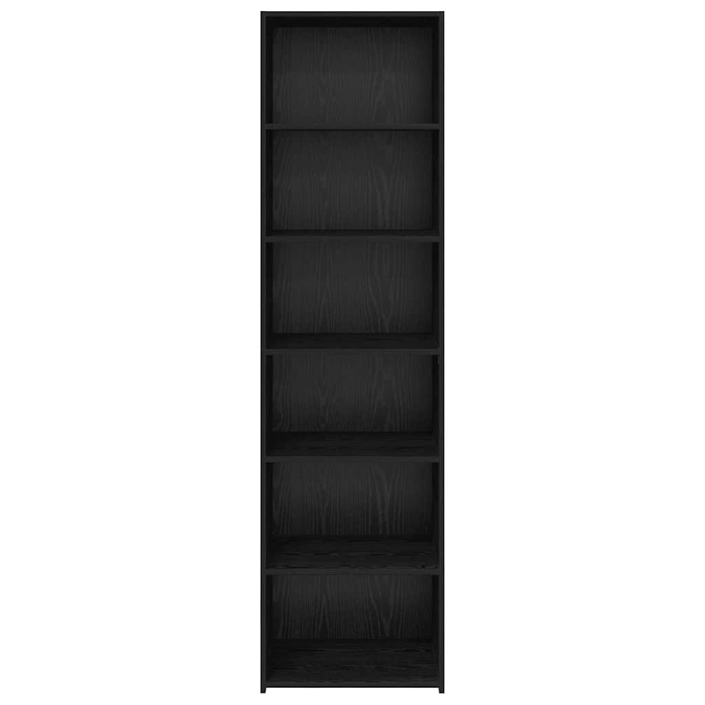 Cabinet Fekete tölgy 50 x 41 x 185 cm Szerelt Fa
