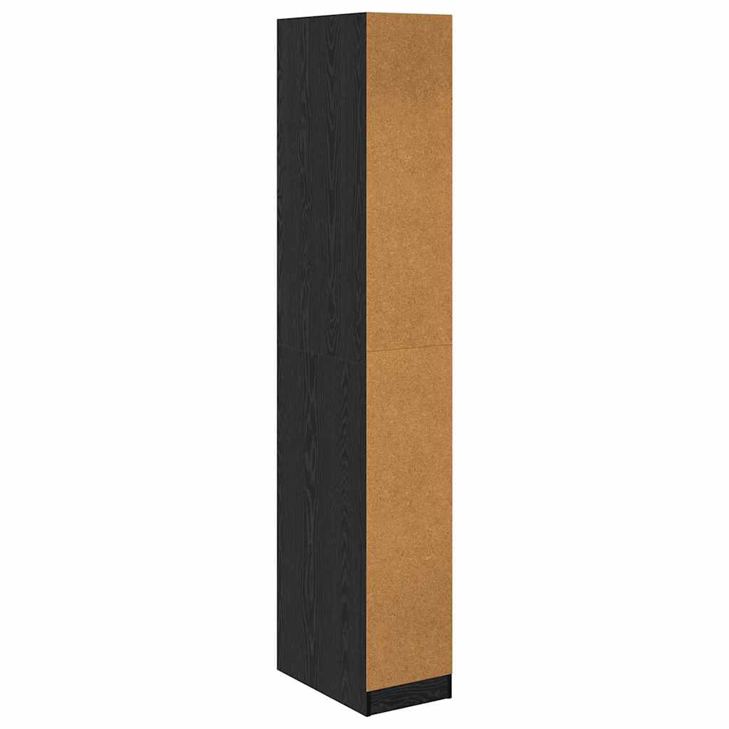 Ruhásszekrény Fekete tölgy 50 x 30 x 200 cm Szerelt Fa