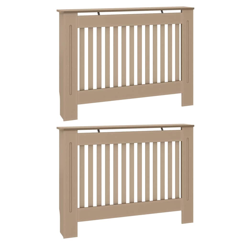 Radiátor fedezék 2 pcs Sonoma Tölgy 112 x 19 x 81,5 cm