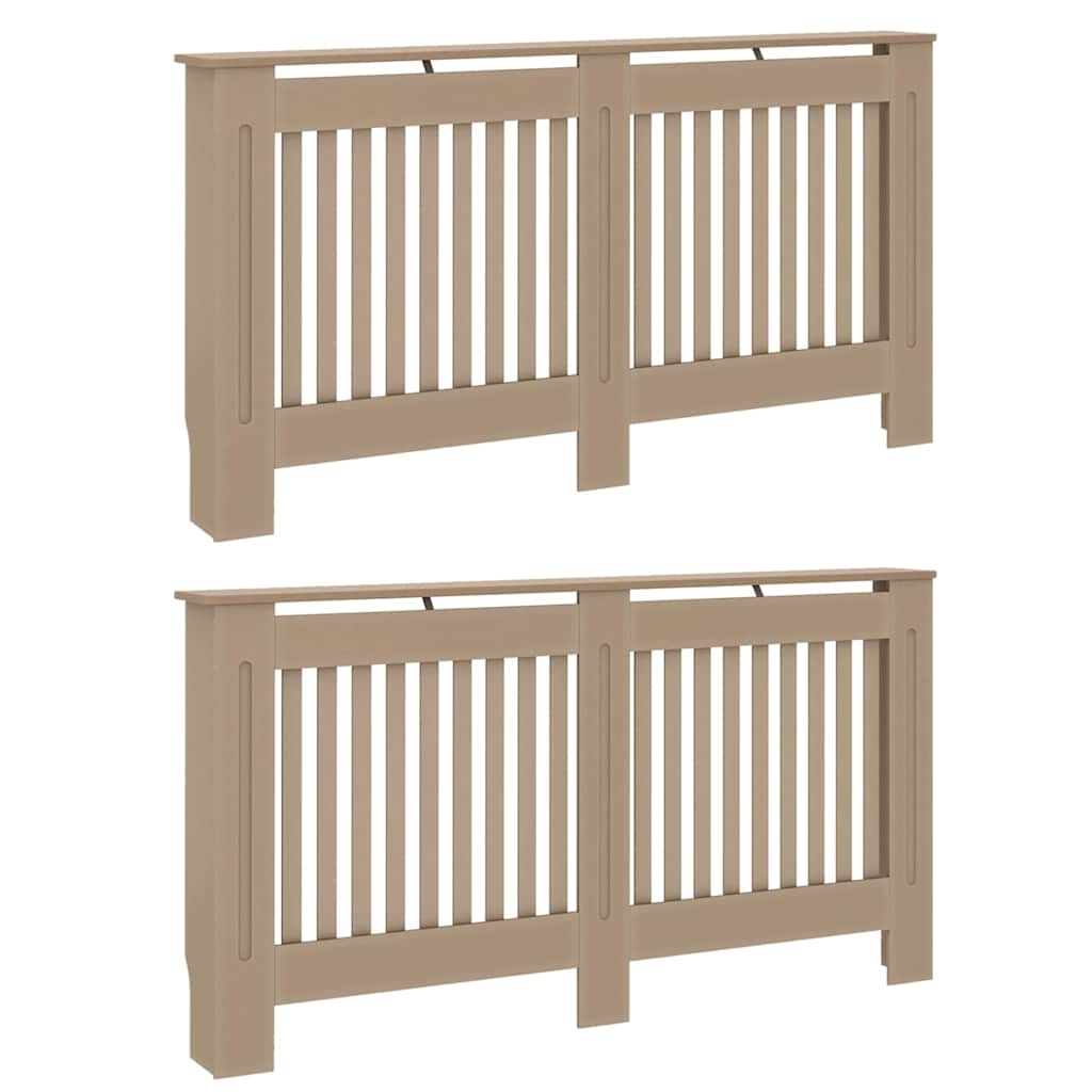 Radiátor fedezék 2 pcs Sonoma Tölgy 152 x 19 x 81,5 cm