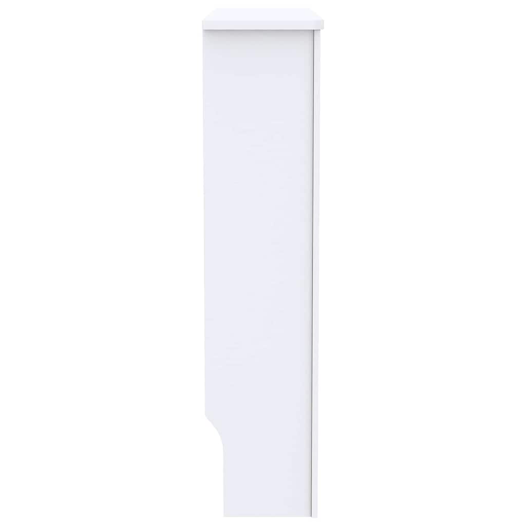 Radiátor fedezék 2 pcs Fehér 78 x 19 x 81,5cm Szerelt Fa