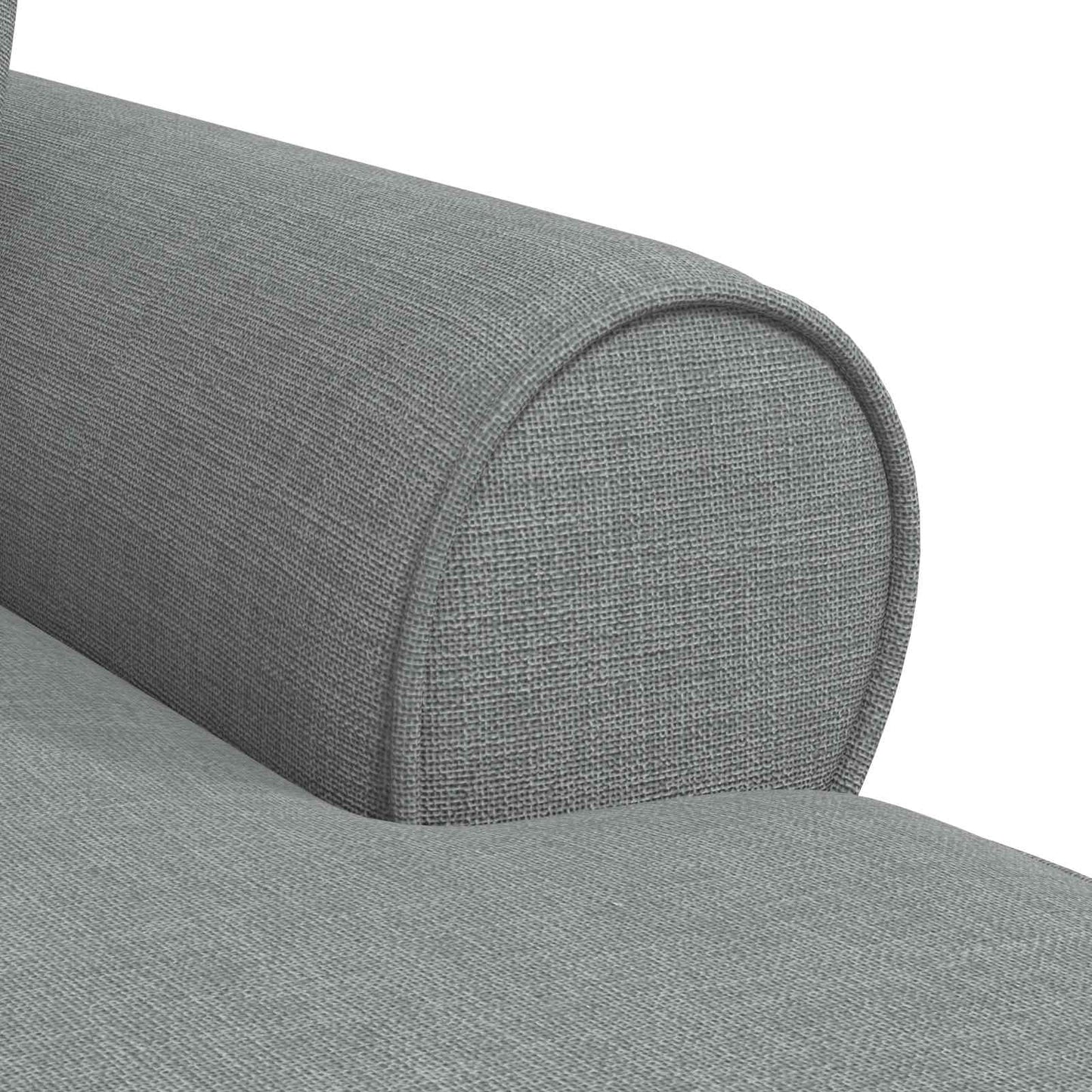 Fotel Loungba Szoknyával párnával 3 pcs Világosszürke szövet