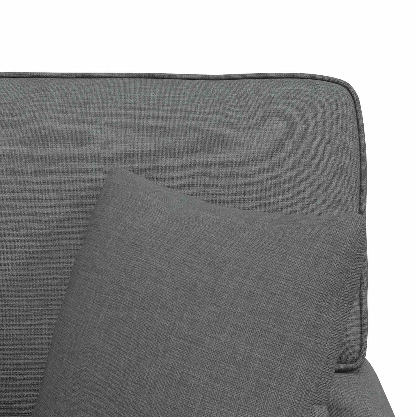 Fotel Loungba Szoknyával párnával 3 pcs Sötétszürke szövet