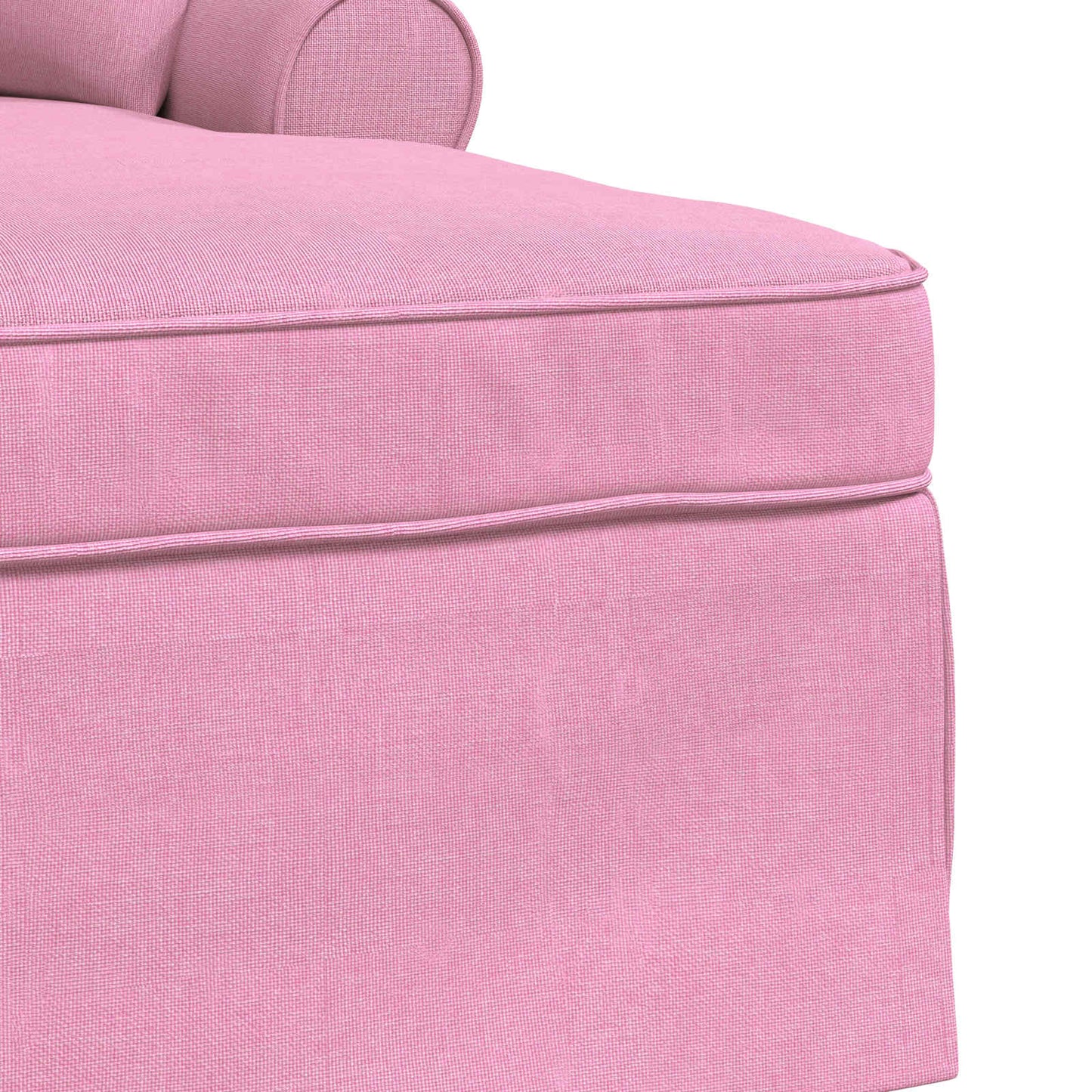 Fotel Loungba Szoknyával párnával 3 pcs Rózsaszín szövet
