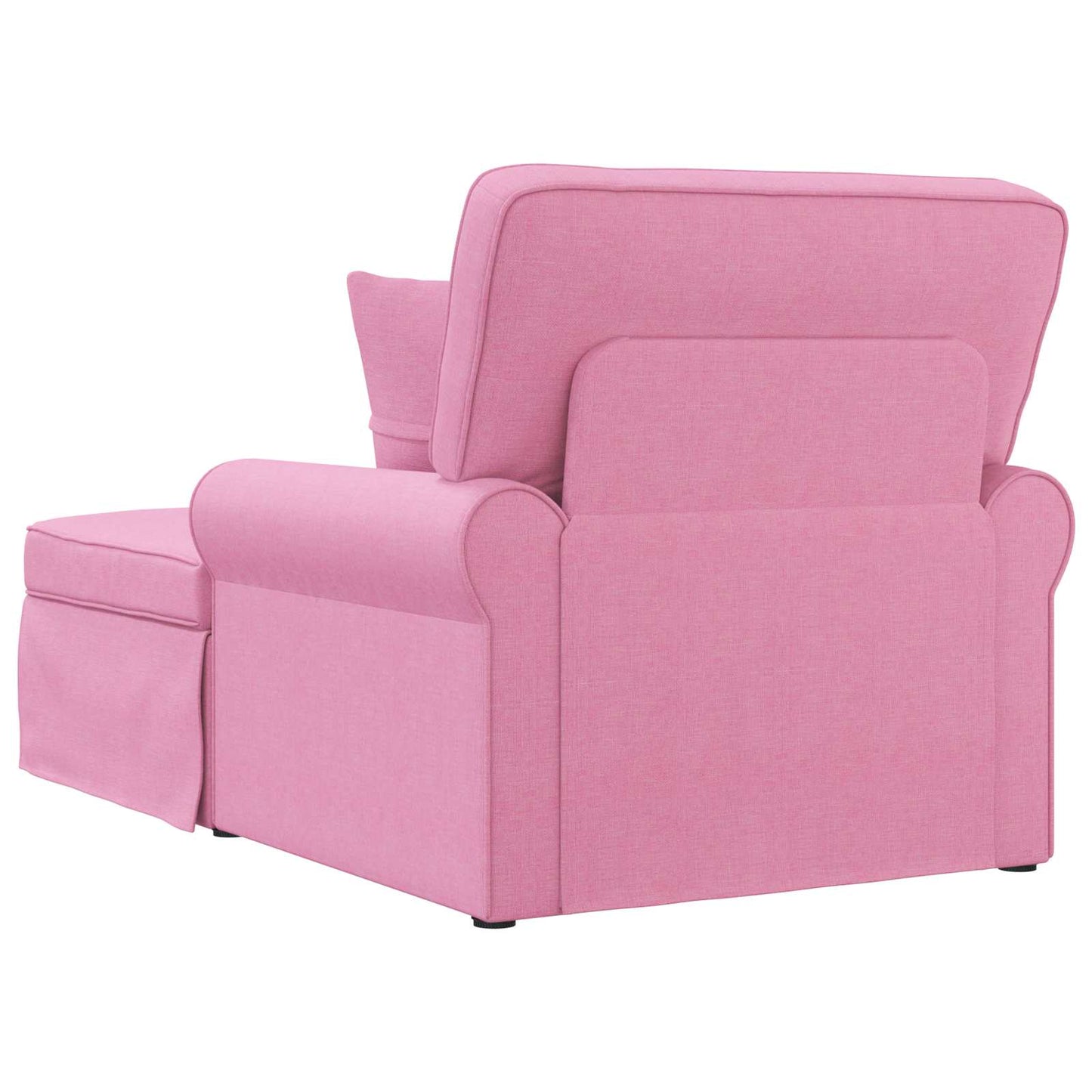 Fotel Loungba Szoknyával párnával 3 pcs Rózsaszín szövet