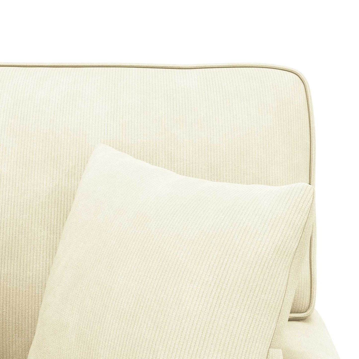 Fotel Loungba Szoknyával párnával 3 pcs Krém Bársonyos szövet