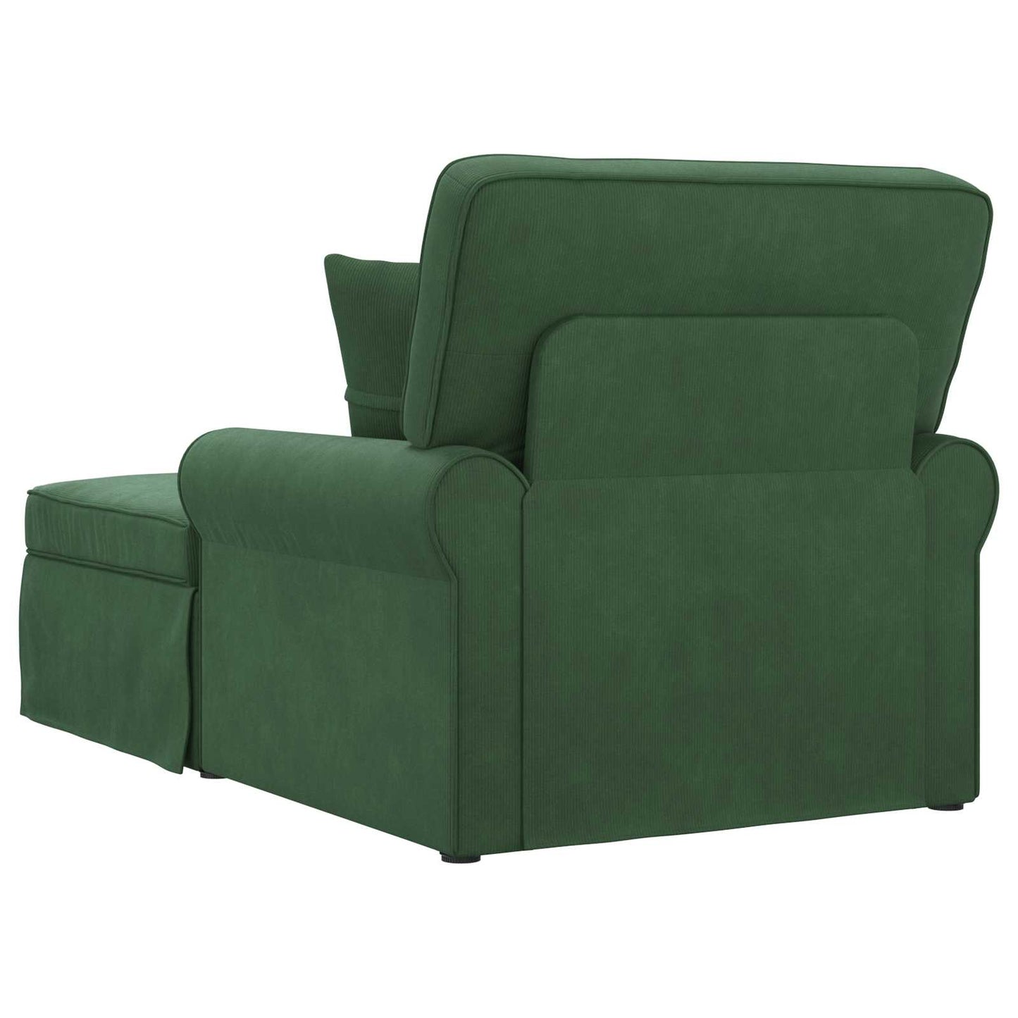 Fotel Loungba Szoknyával 3 pcs Dzsungel zöld Bársonyos szövet