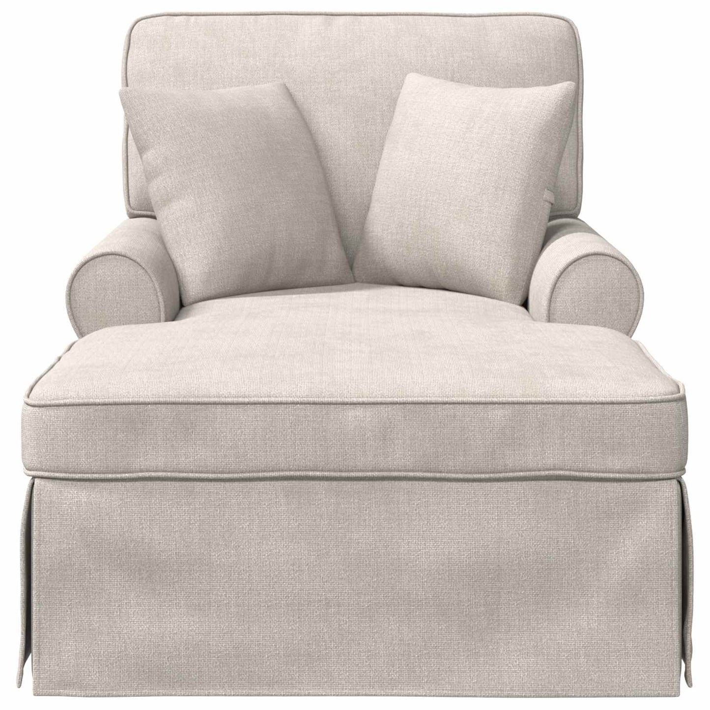 Fotel Loungba Szoknyával Krémszínű 157 x 91 x 91 cm ARES