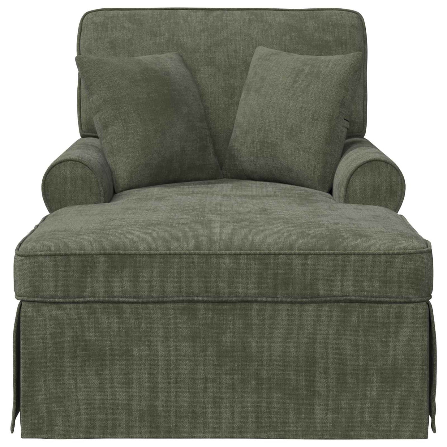 Fotel Loungba Szoknyával párnával Zöld 157 x 91 x 91 cm ARES