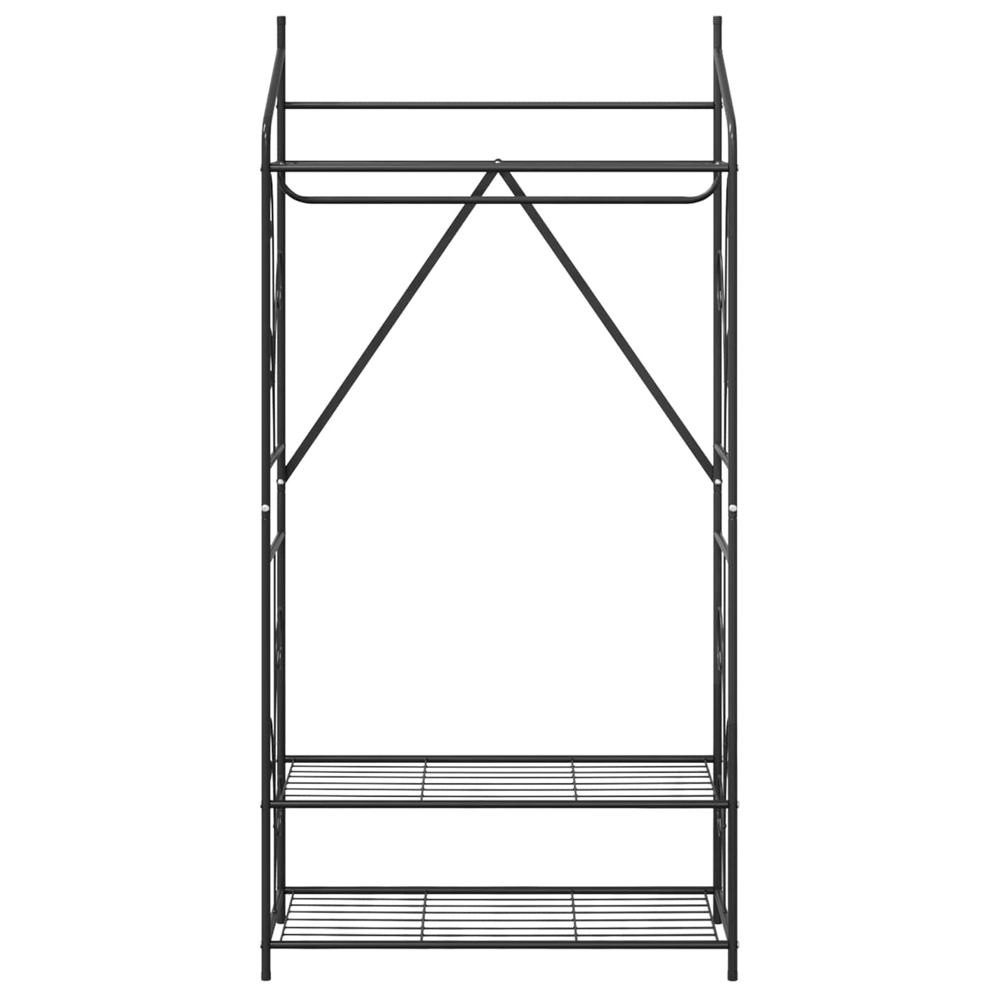 Nyitott Szekrény Egyszínű 2 pcs 78 x 36 x 158 cm