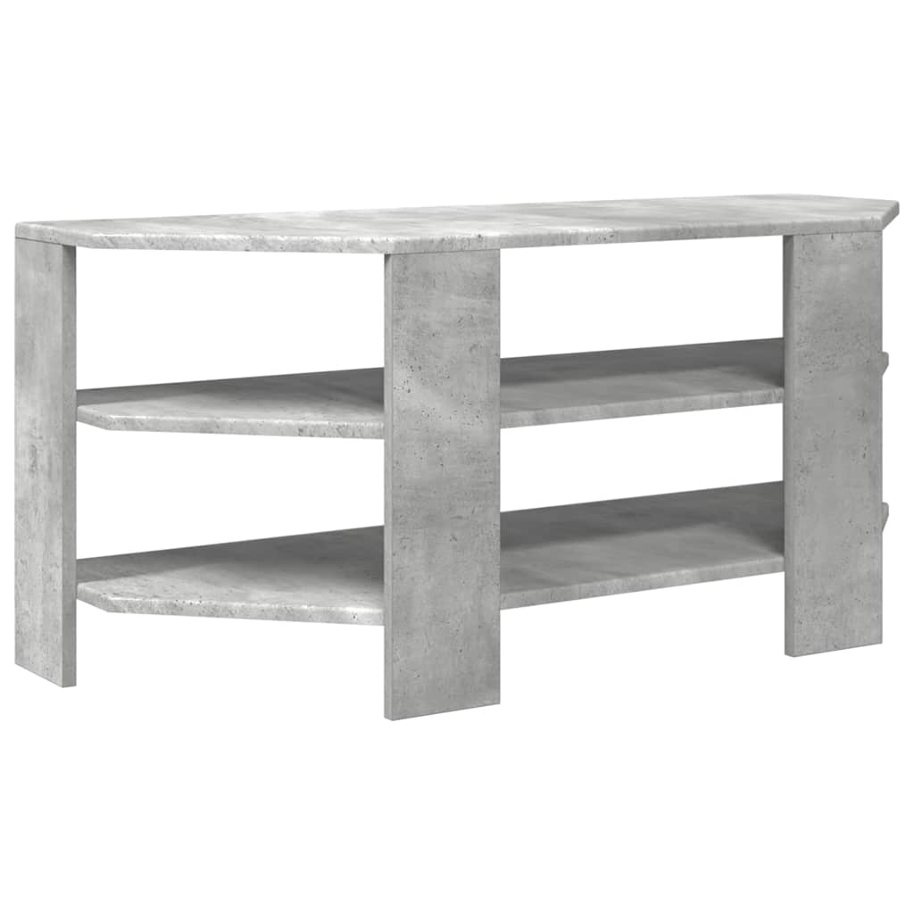 SarokTVSzekrény Beton Szürke 102x40,5x45cm Faanyag