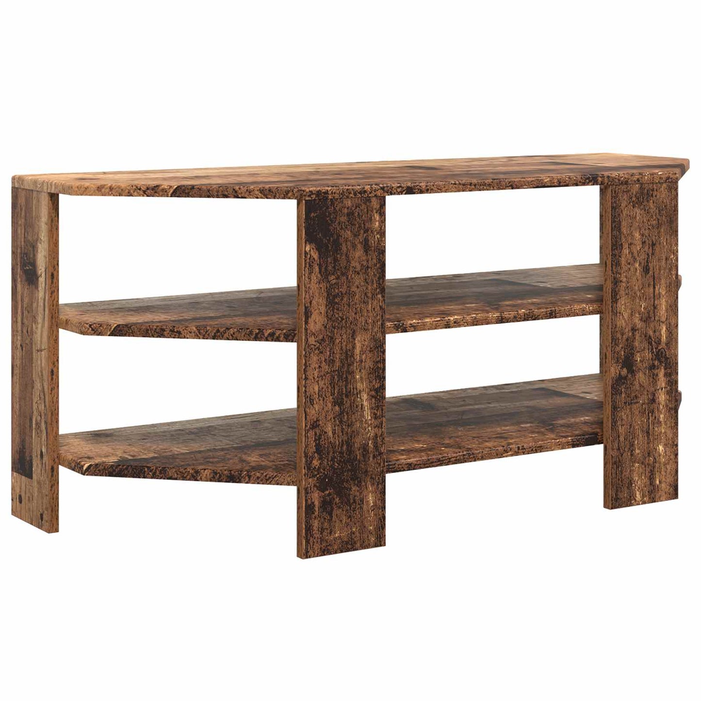 SarokTVSzekrény Öreg fa 102x40,5x45cm Faanyag