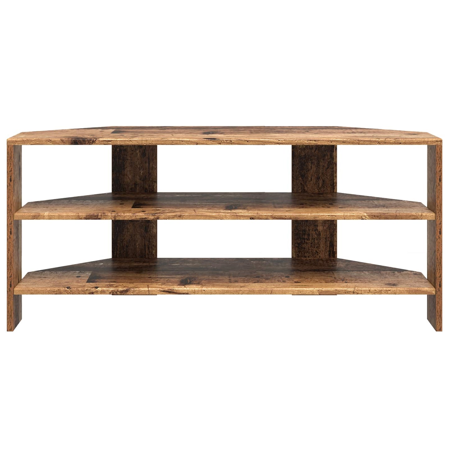 SarokTVSzekrény Öreg fa 102x40,5x45cm Faanyag