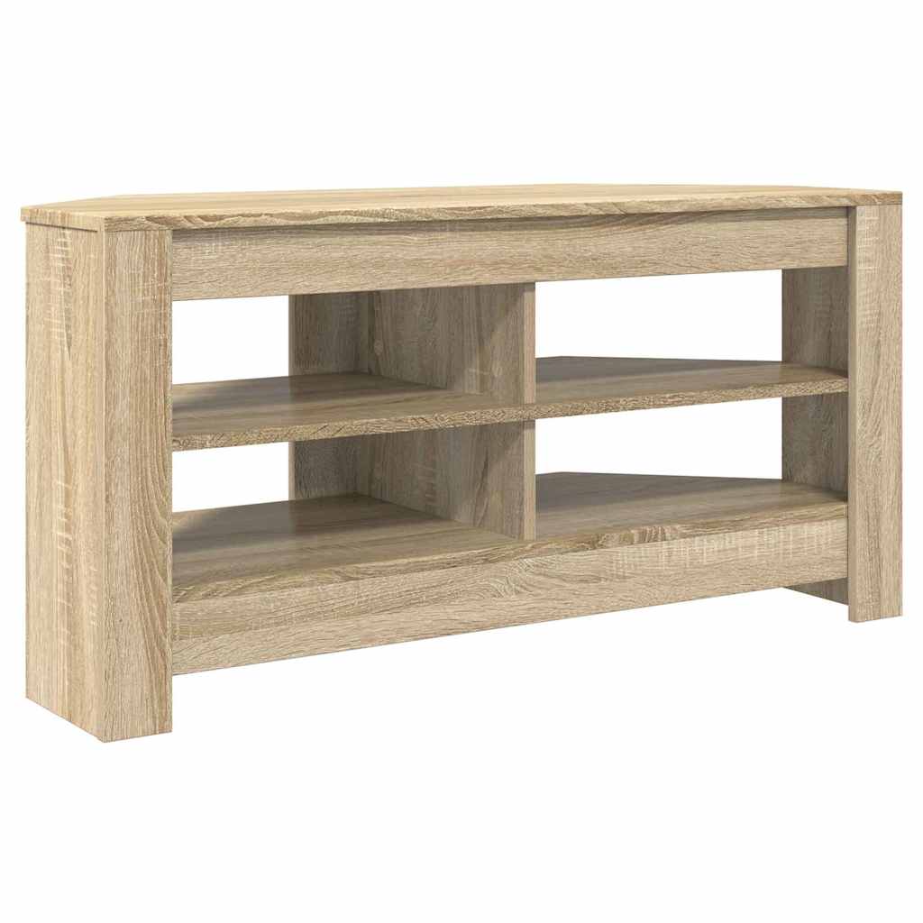 SarokTVSzekrény 102 x 40,5 x 45 cm Sonoma tölgy Szerelt Fa
