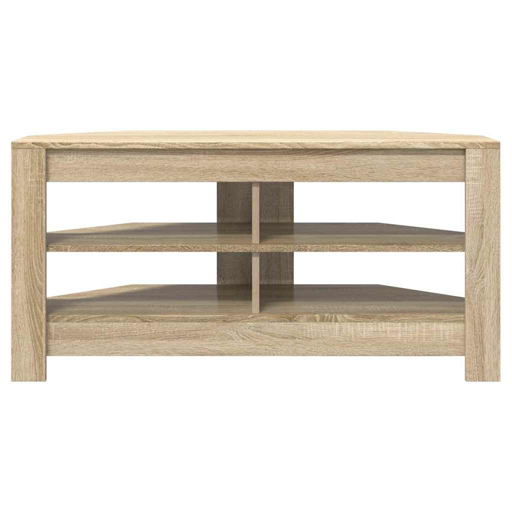 SarokTVSzekrény 102 x 40,5 x 45 cm Sonoma tölgy Szerelt Fa