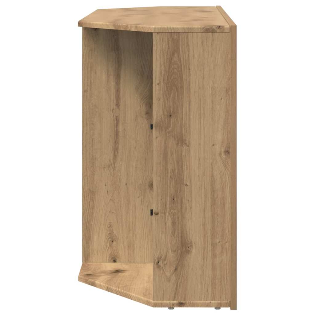 Sarok LED TV szekrény 100x40x68cm Artisan tölgy Szerelt Fa