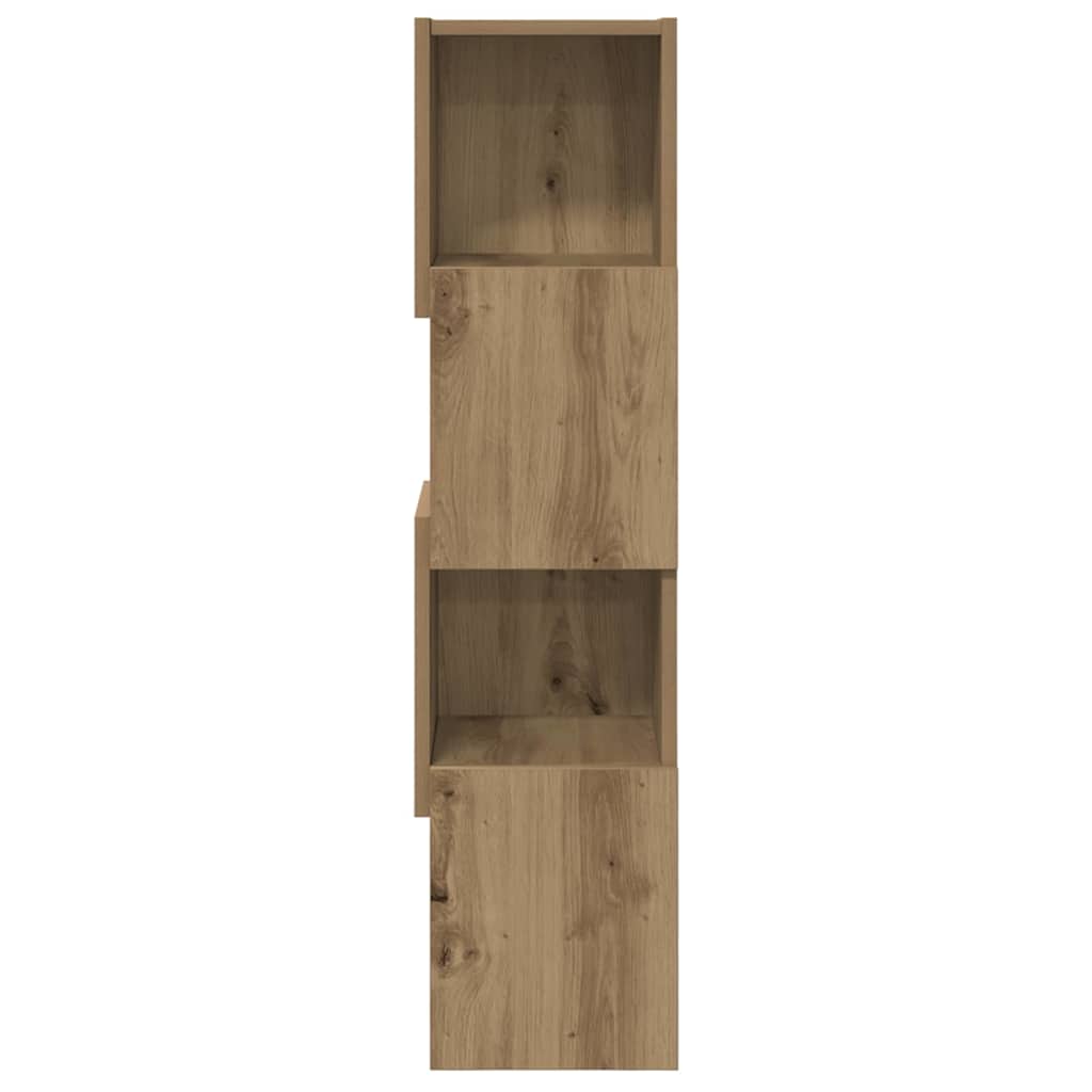 Sarokszekrény 25,5x25x102cm Szerelt Fa Artisan tölgy