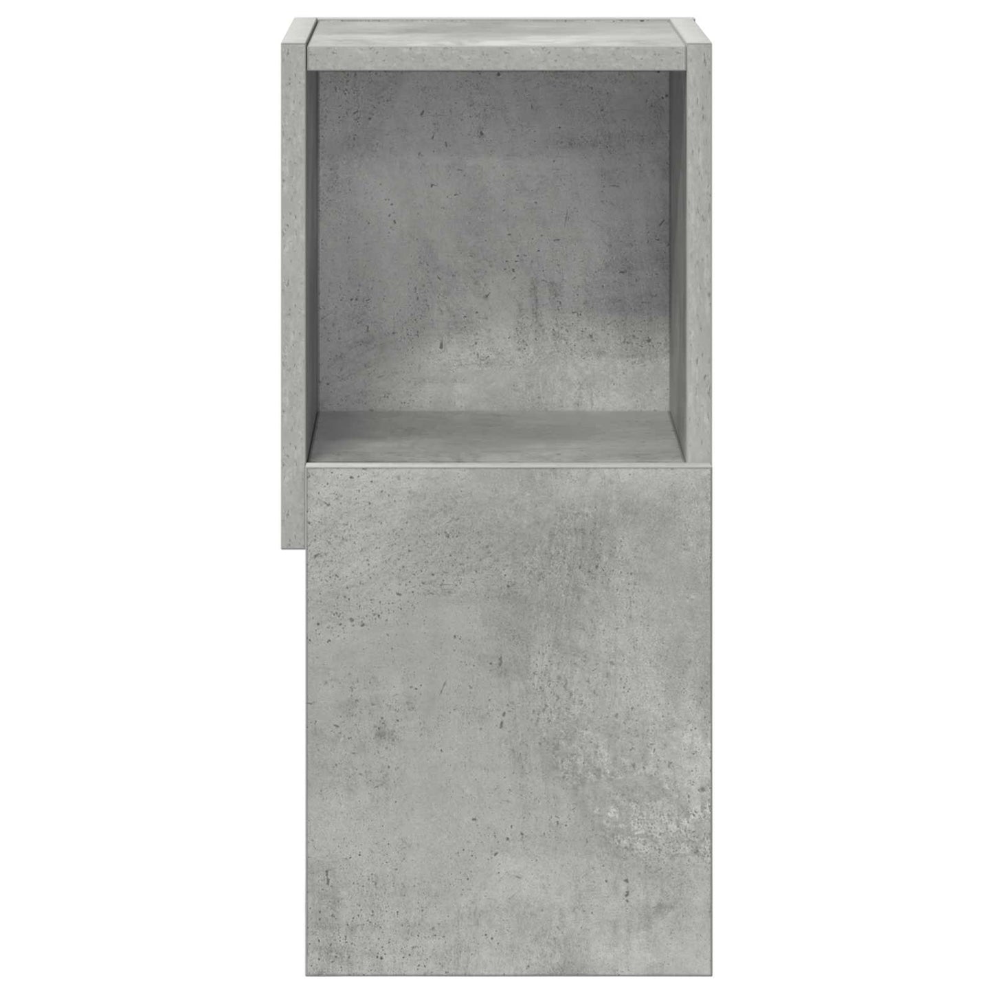 Sarokszekrény 25,5x25x55cm Szerelt Fa Beton Szürke
