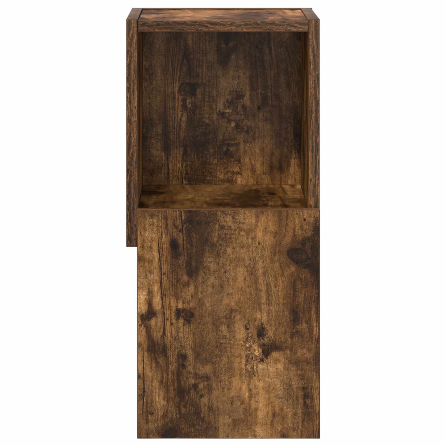 Sarokszekrény 25,5x25x55cm Szerelt Fa Füstölt tölgy