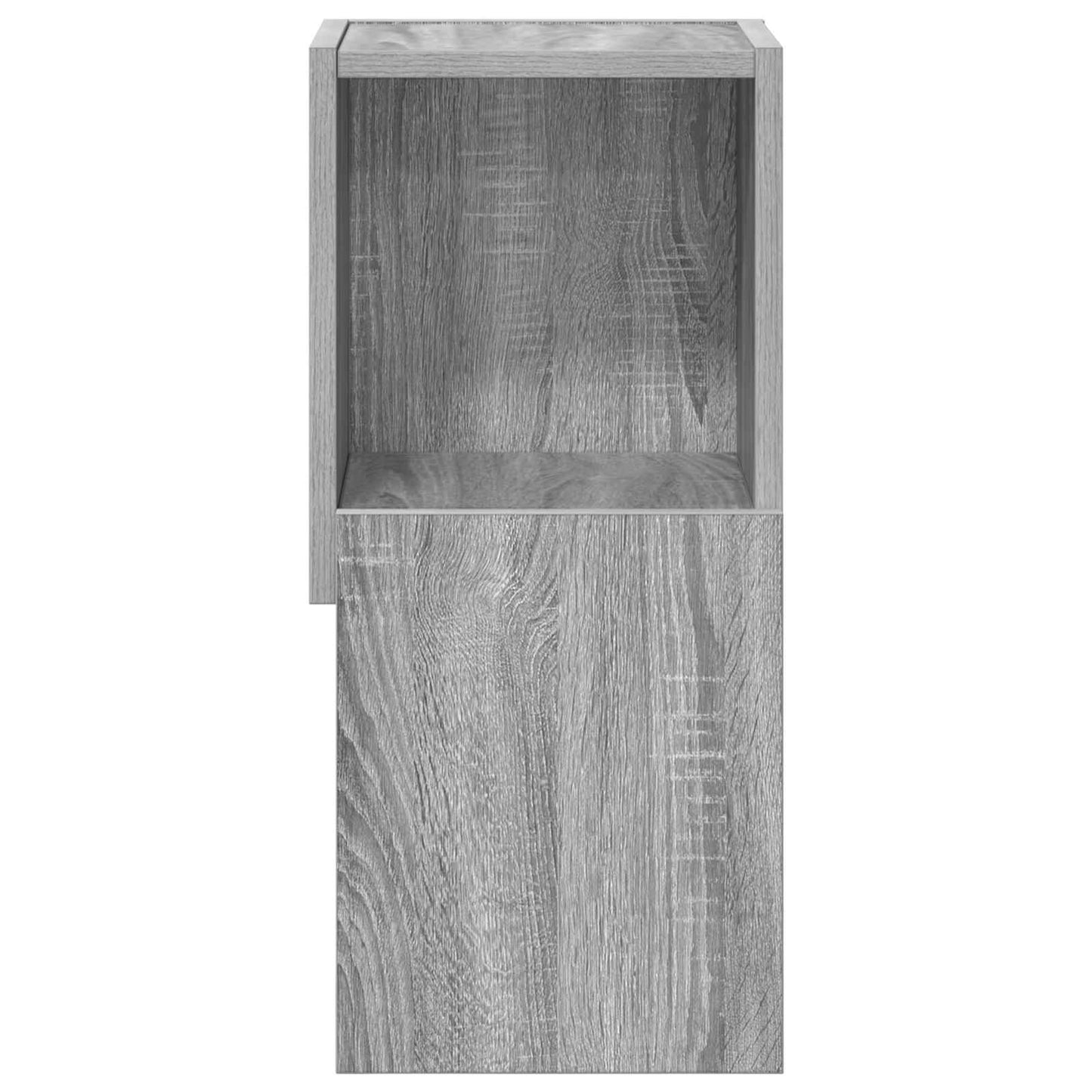 Sarokszekrény 25,5x25x55cm Szerelt Fa Szürke Sonoma