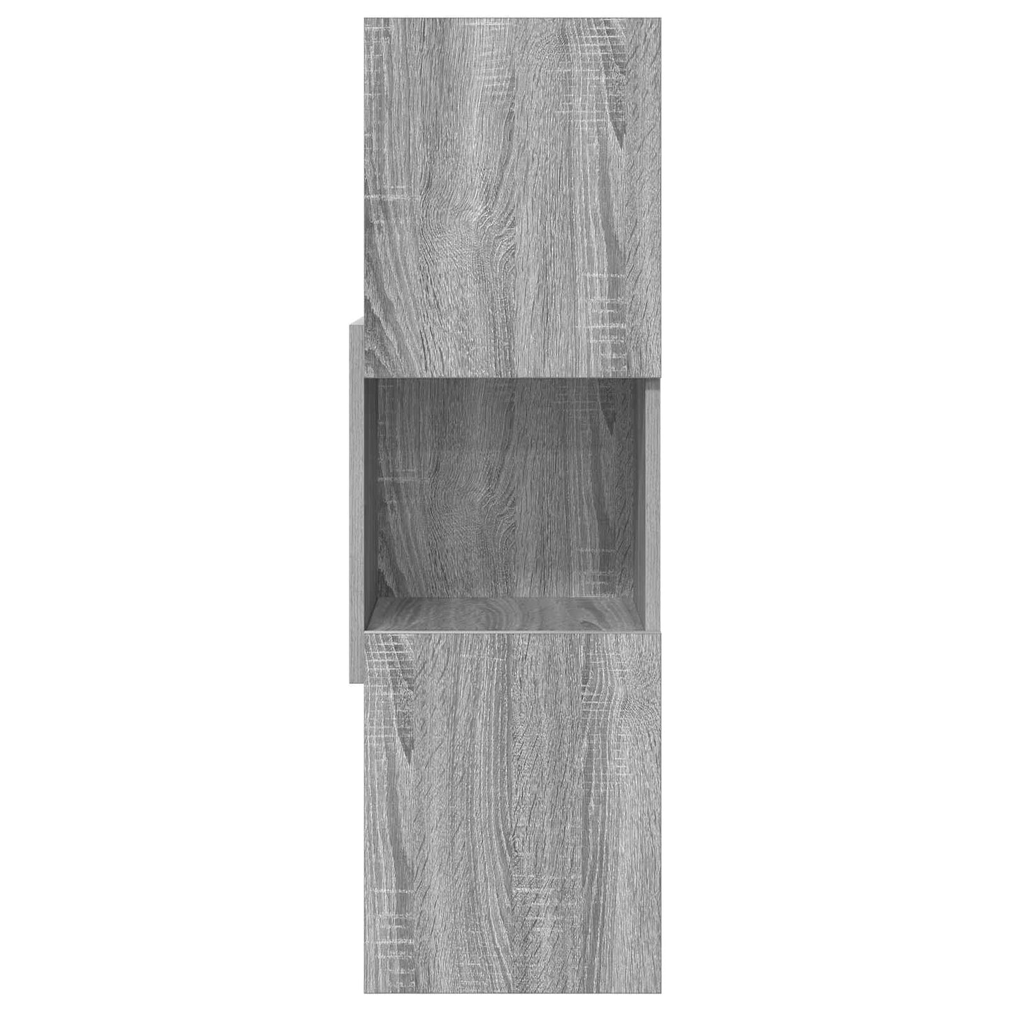 Sarokszekrény 30,5x30x95cm Szerelt Fa Szürke Sonoma