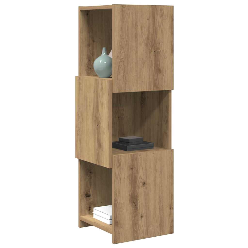 Sarokszekrény 30,5x30x95cm Szerelt Fa Artisan tölgy