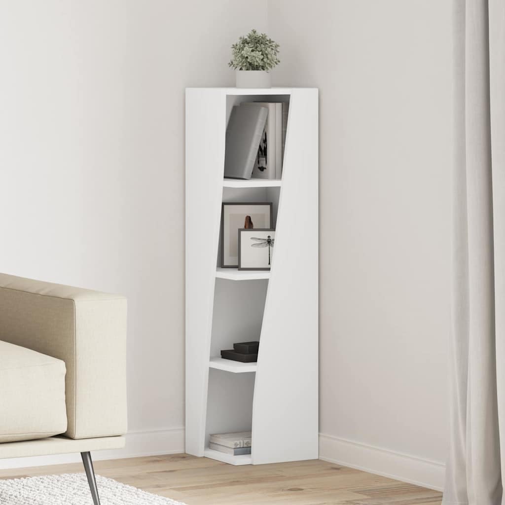 Sarokszekrény 27,5x27x102cm Faanyag
