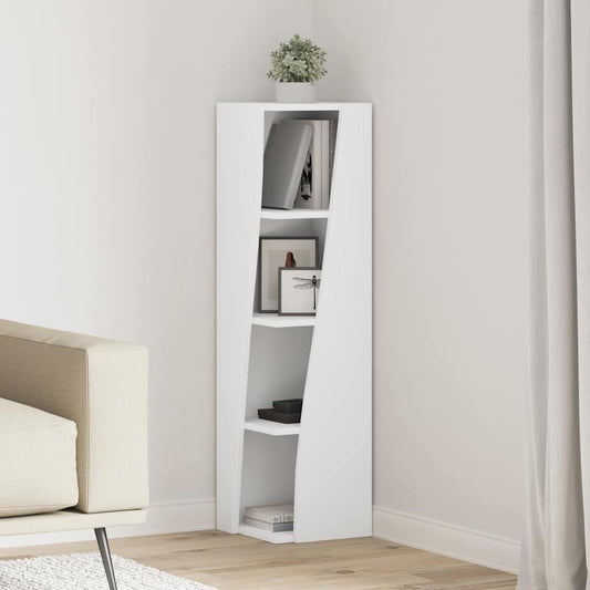 Sarokszekrény 27,5x27x102cm Faanyag
