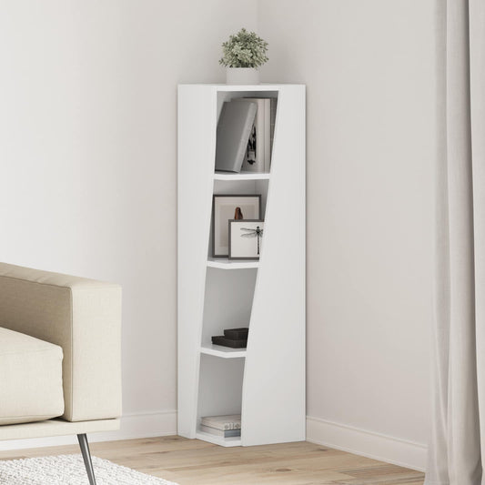 Sarokszekrény 27,5x27x102cm Szerelt Fa