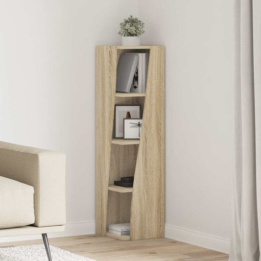 Sarokszekrény Sonoma tölgy 27,5x27x102cm Faanyag