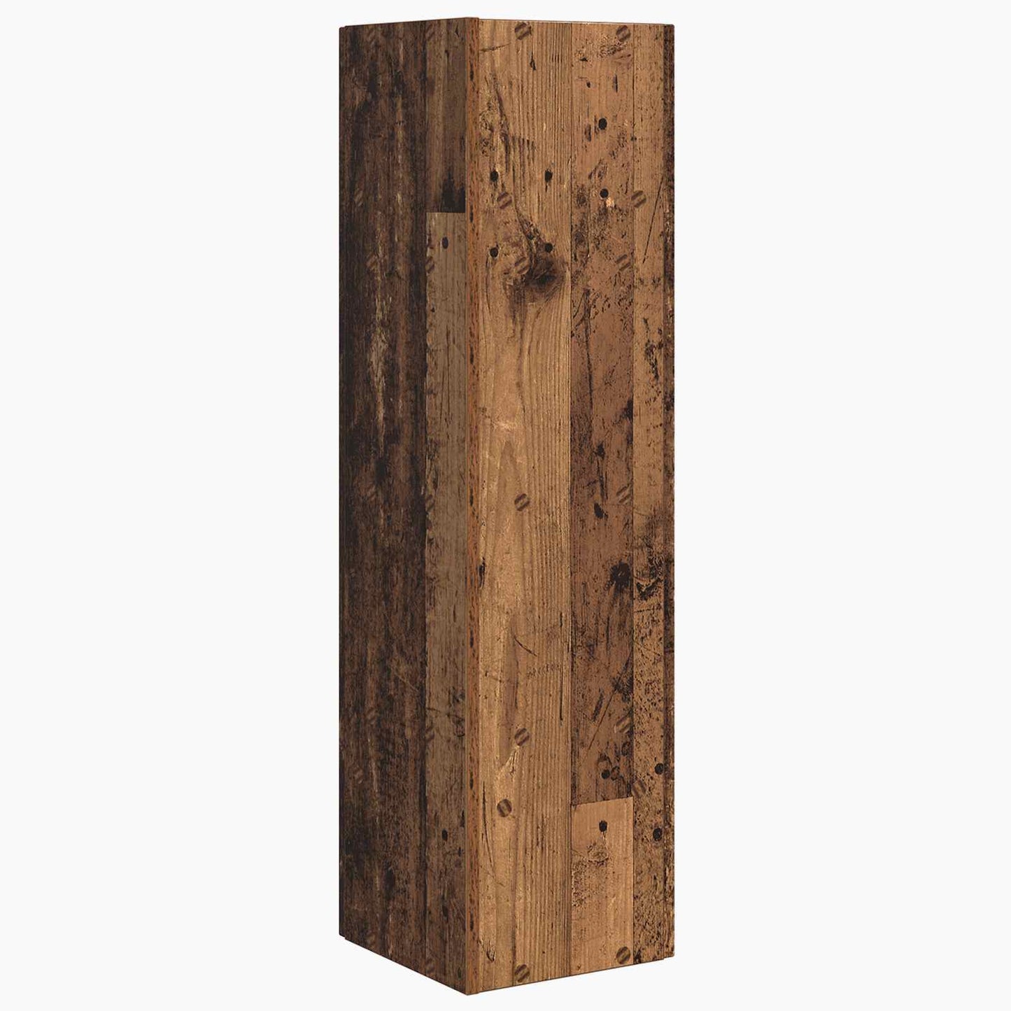 Sarokszekrény 27,5x27x102cm Szerelt Fa Öreg fa