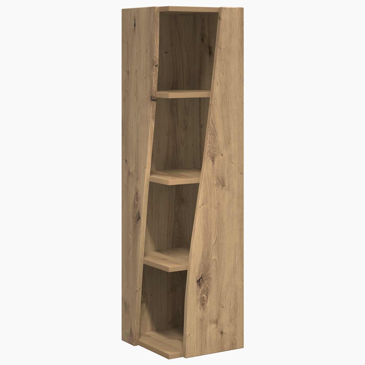 Sarokszekrény 27,5x27x102cm Szerelt Fa Artisan tölgy