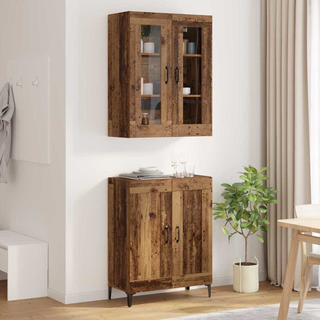 Magasfiú Öreg fa 69,5 x 34 x 180 cm Szerelt Fa