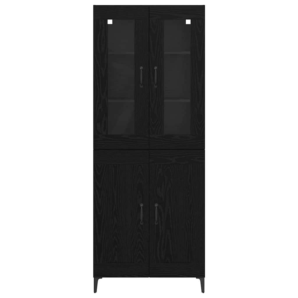 Magasfiú Fekete tölgy 69,5 x 34 x 180 cm Szerelt Fa