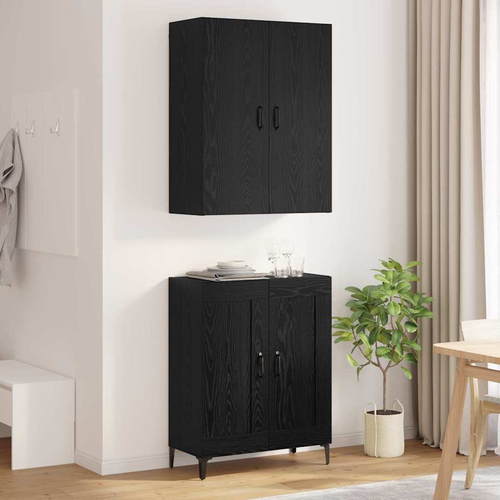 Magasfiú Fekete tölgy 69,5 x 34 x 180 cm Szerelt Fa