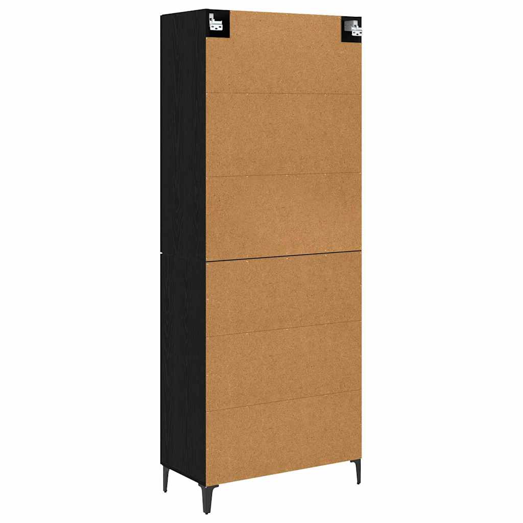 Magasfiú Fekete tölgy 69,5 x 34 x 180 cm Szerelt Fa