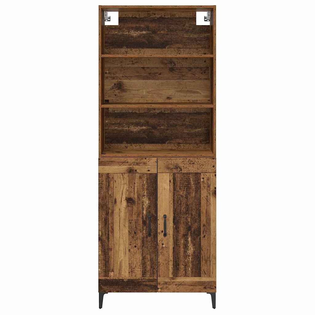 Magasfiú 2 pcs Régi fa 69,5 x 34 x 180 cm Szerelt Fa