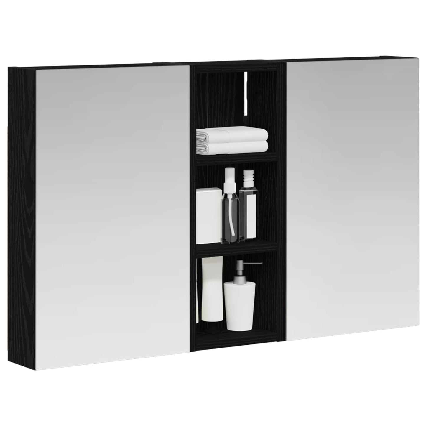 Fürdőszobai Szekrény Szett 3 db 80 x 10,5 x 50 cm Szerelt fa
