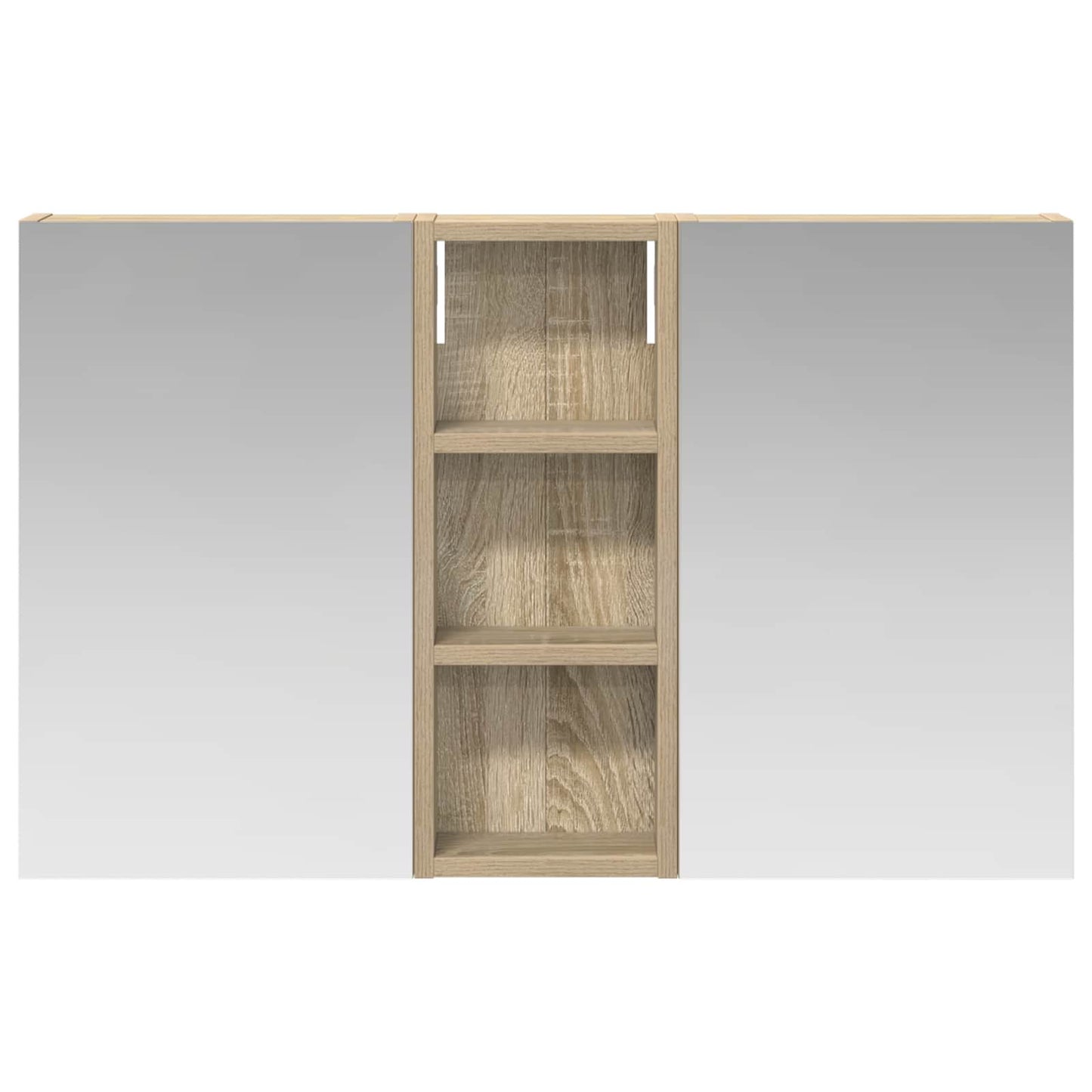 Fürdőszobai Szekrény Szett 3 db 80 x 10,5 x 50 cm Szerelt fa